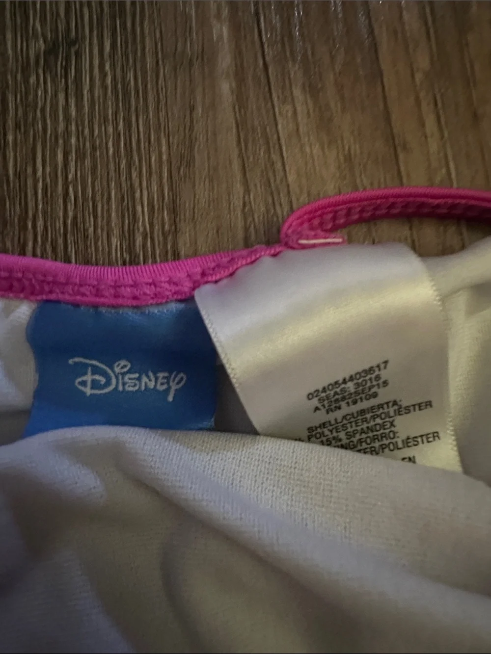 Disney Kids One Piece Swimsuit in Blue and Pink with Frozen Characters